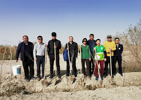 開展新疆幹旱區立地生態保護修復建設項目